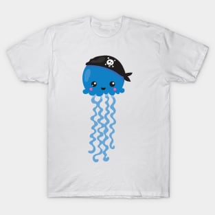 Pirate Jellyfish, Cute Jellyfish, Little Jellyfish T-Shirt